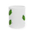 Happy Limes Pattern Ceramic Mug — Cute Green Citrus Coffee Cup (11oz & 15oz)