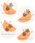 Happy Oranges Illustration: Playful Fruit Artwork